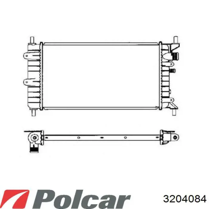 Радиатор 1643536 Ford