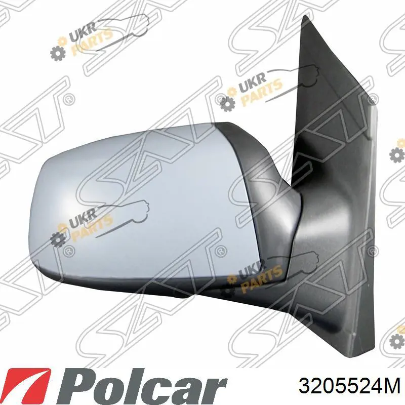 3205524M Polcar Зеркало заднего вида правое