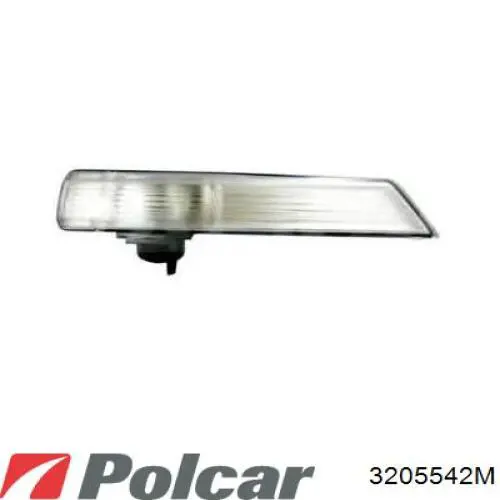 Стекло левого зеркала заднего вида 3205542M Polcar