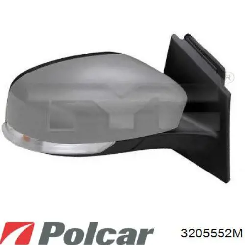 Стекло зеркала заднего вида, правого Polcar 3205552M цена, от 8.76 USD