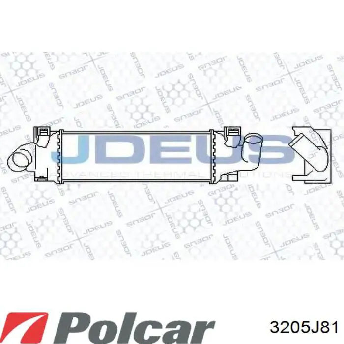 Интеркулер 3205J81 Polcar