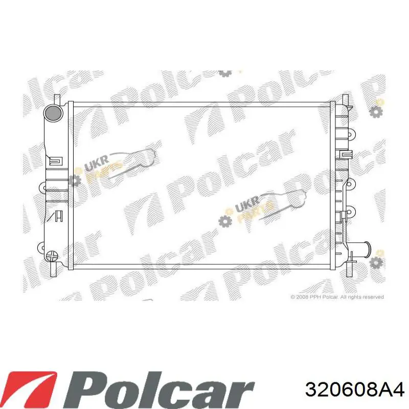 320608A4 Polcar радиатор