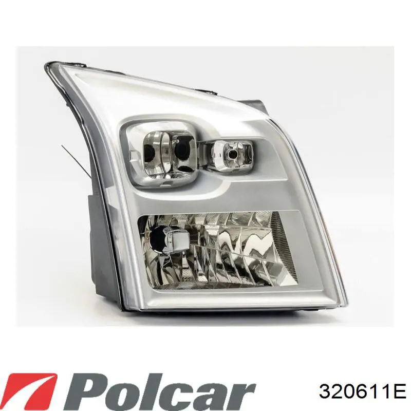 320611E Polcar Стекло фары левой