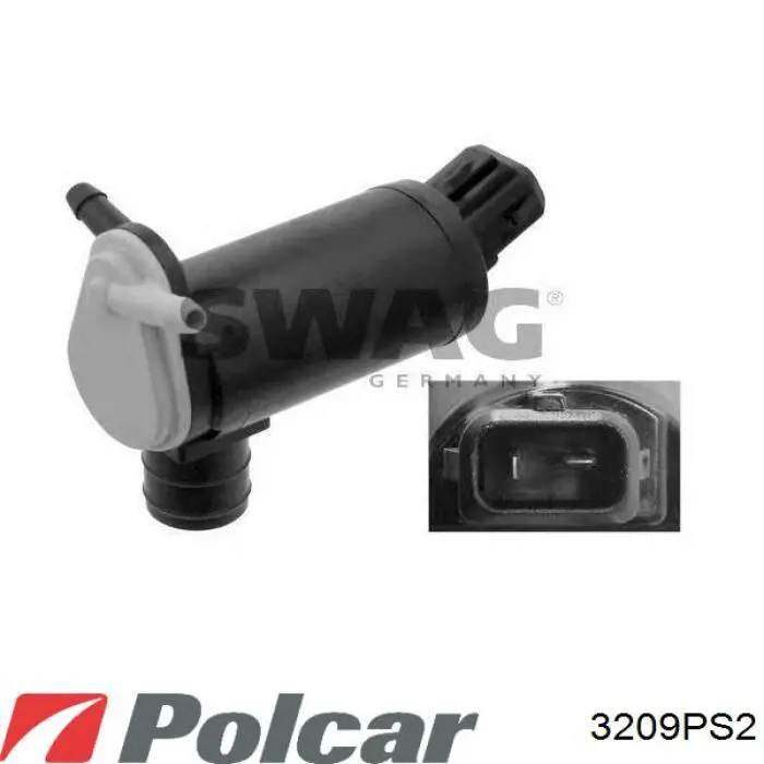 3209PS2 Polcar насос-мотор омывателя стекла переднего/заднего