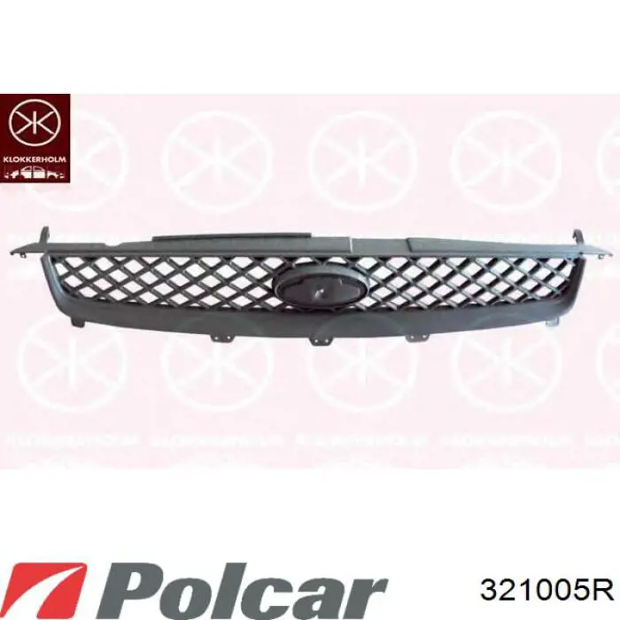 321005R Polcar Решетка радиатора