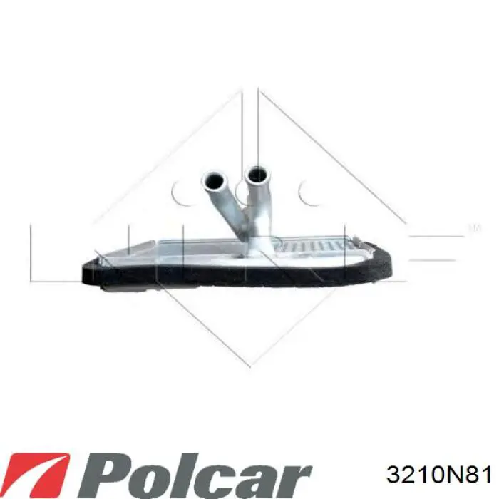 3210N81 Polcar Радиатор отопителя салона