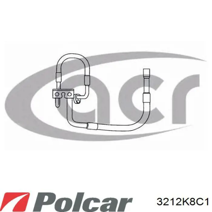 Купить 3212K8C1 Polcar Радиатор системы охлаждения кондиционера
