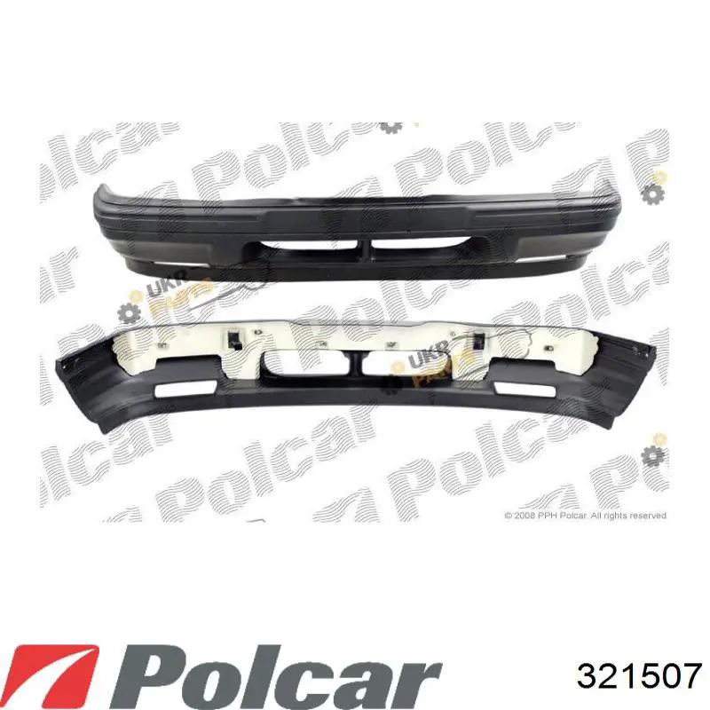 321507 Polcar передний бампер