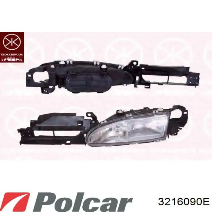Фара левая Polcar 3216090E цена, от 83.53 USD