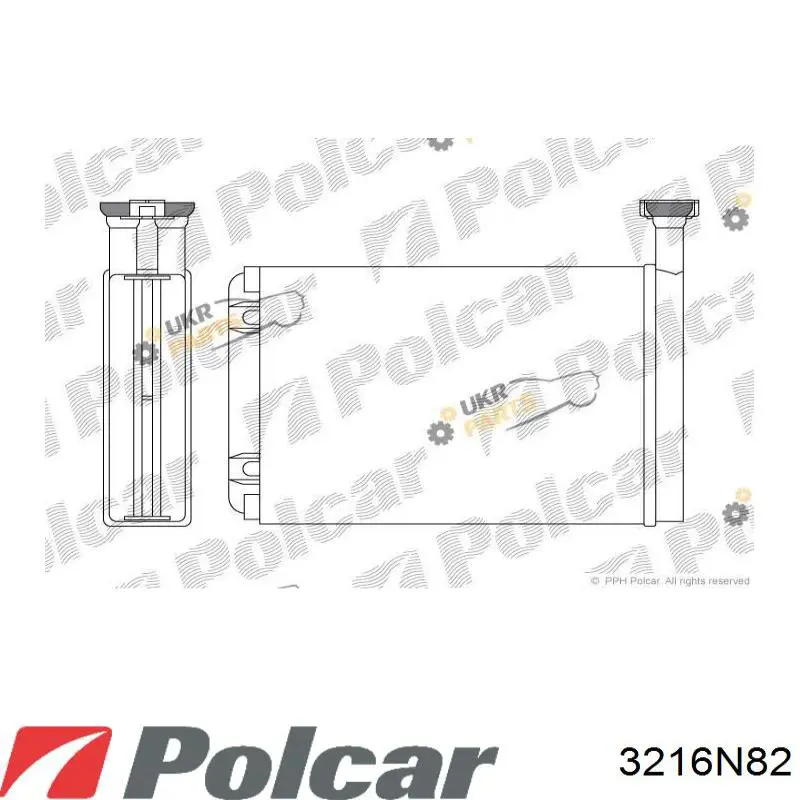 Радиатор печки (отопителя) Ford 6818139 цена, от 29.31 USD