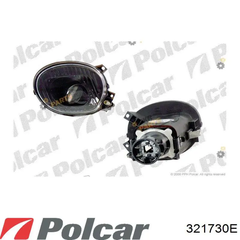 Фара противотуманная правая 321730E Polcar