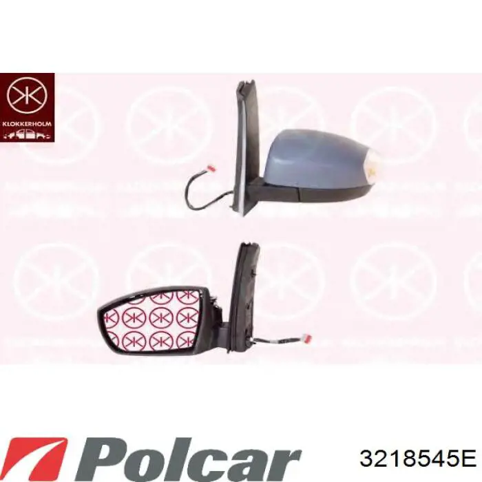 Зеркальный элемент правый Ford 1255897
