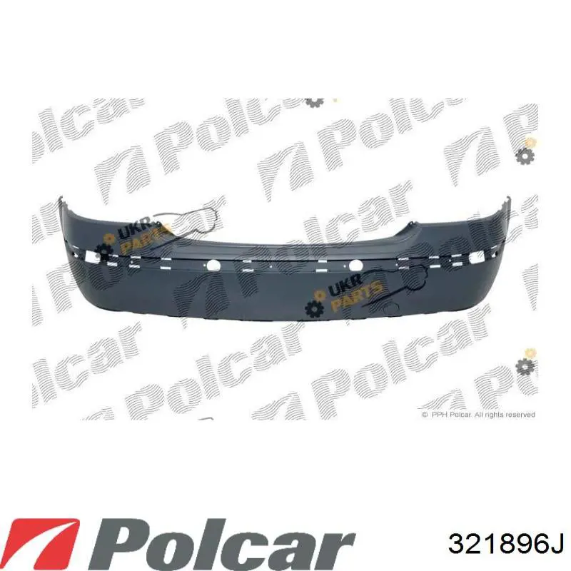 Задний бампер 321896J Polcar