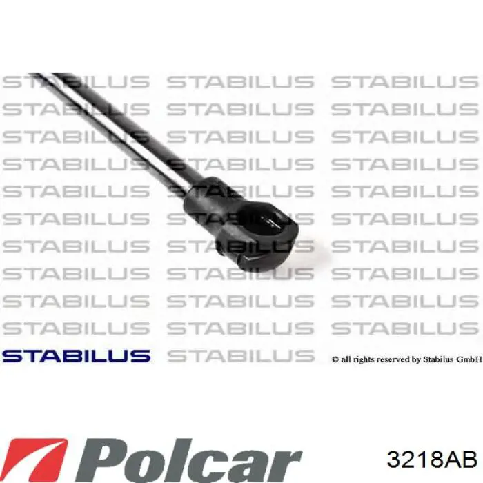 3218AB Polcar Амортизатор крышки багажника