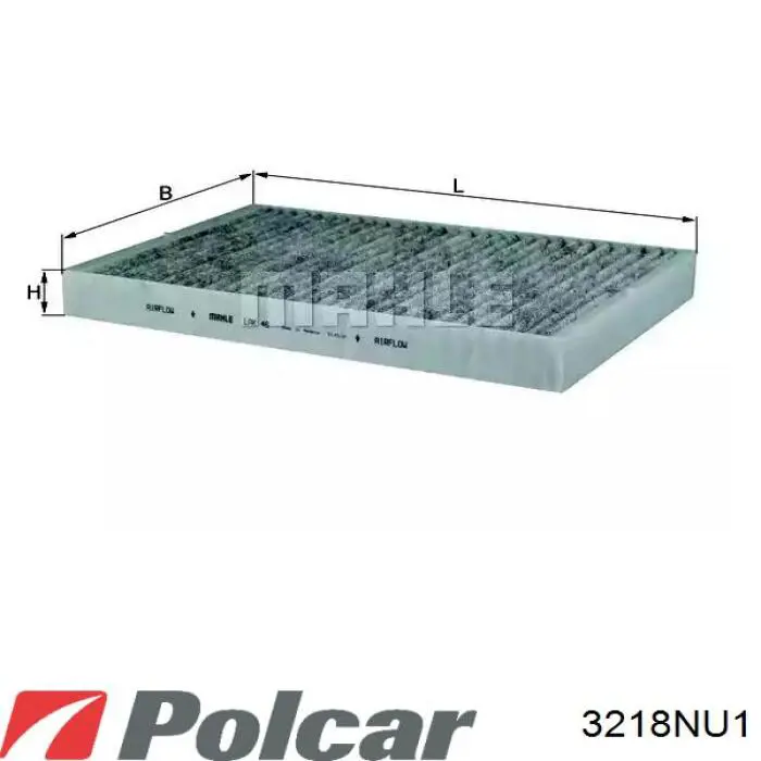 Вентилятор печки 3218NU1 Polcar