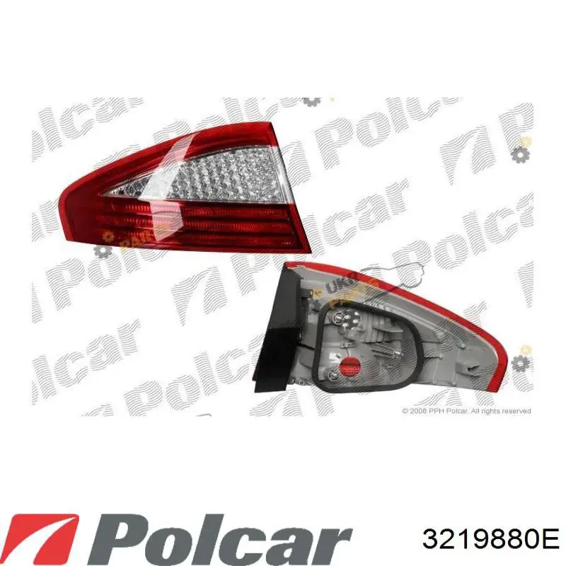 Фонарь задний правый внешний 3219880E Polcar