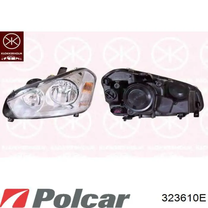 Фара правая 323610E Polcar