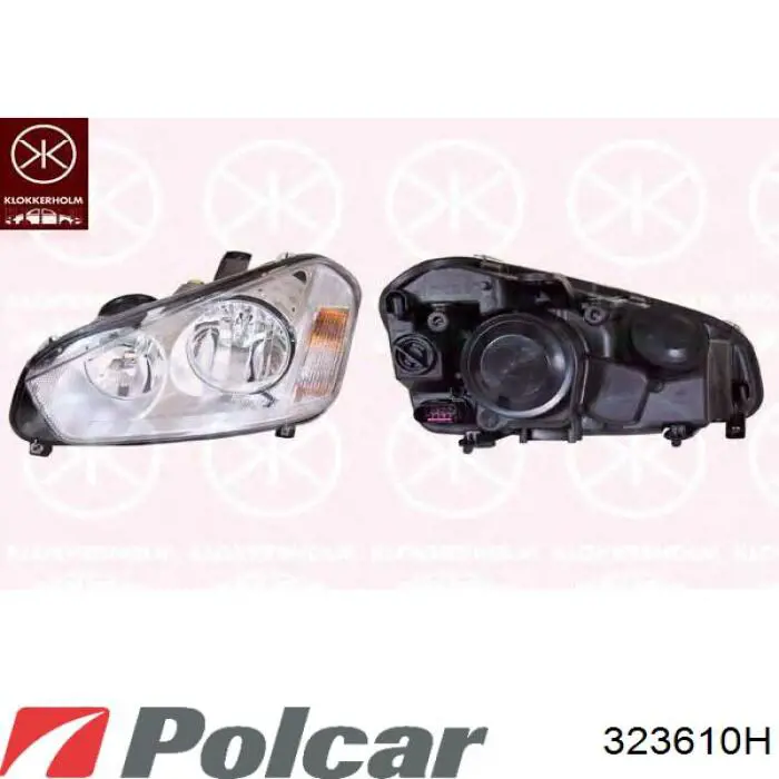 Фара правая 323610H Polcar