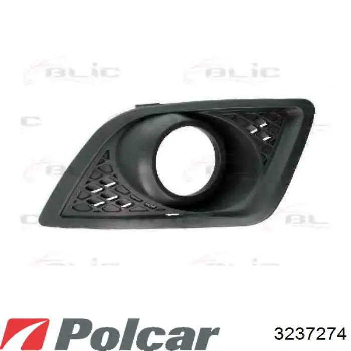 323727-4 Polcar заглушка (решетка противотуманных фар бампера переднего правая)