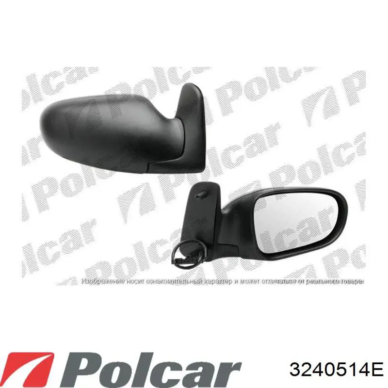 Купить 3240514M Polcar Наружное зеркало левое