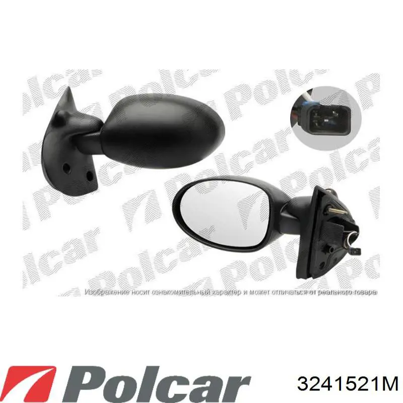 Правое зеркало 3240521M Polcar