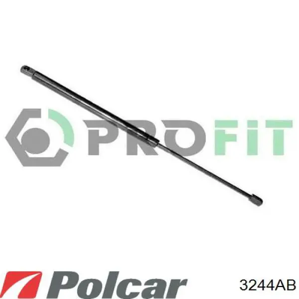 3244AB Polcar Амортизатор крышки багажника