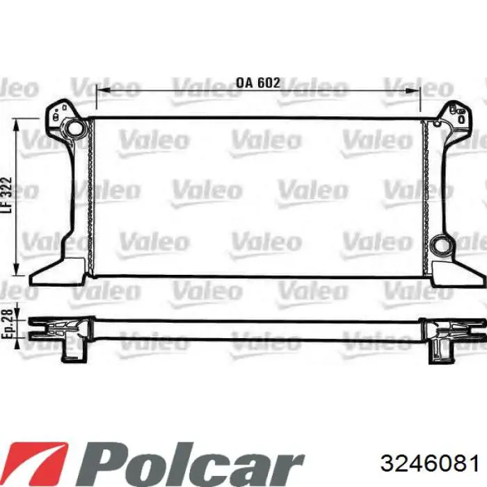 Радиатор охлаждения двигателя Ford 7138208 цена, от 73.20 USD