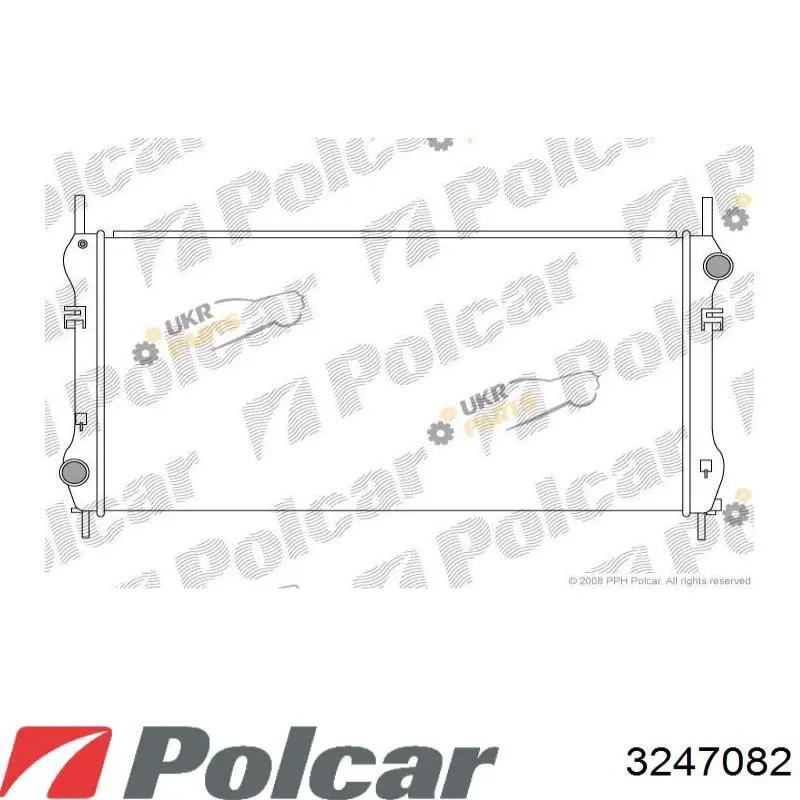 Радиатор 3247082 Polcar