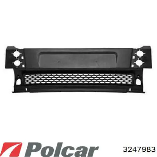 Бампер задний, правая часть 3247983 Polcar