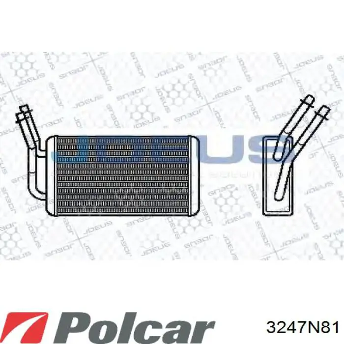 3247N81 Polcar радиатор печки