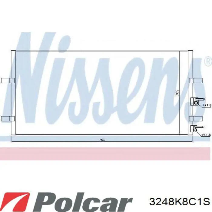 Конденсатор кондиционера Koyorad CD320452 цена, от 65.08 USD