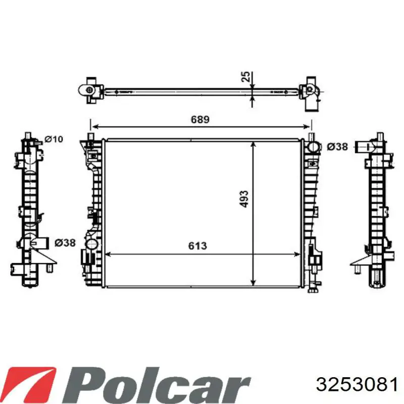 325308-1 Polcar радиатор