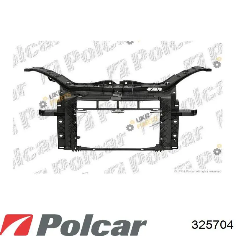 325704 Polcar суппорт радиатора в сборе (монтажная панель крепления фар)