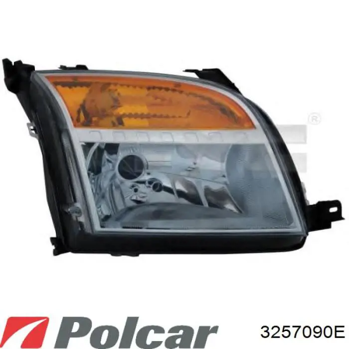 Фара левая 3257090E Polcar