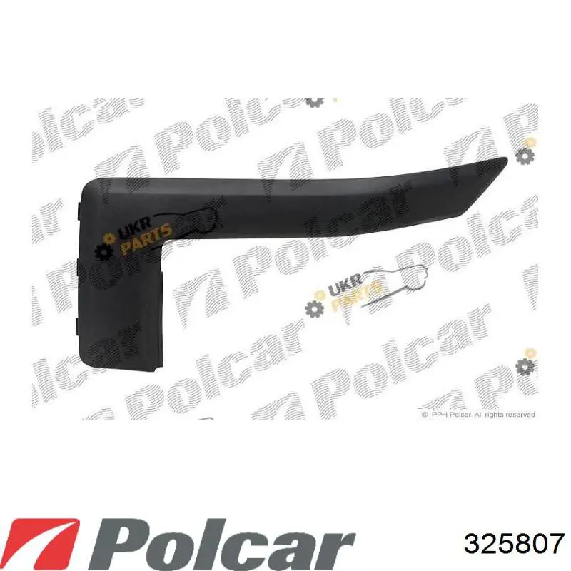 325807 Polcar передний бампер