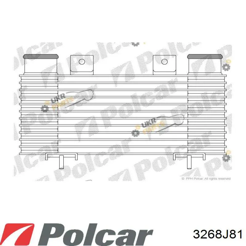 Интеркулер XM349L440AA Ford