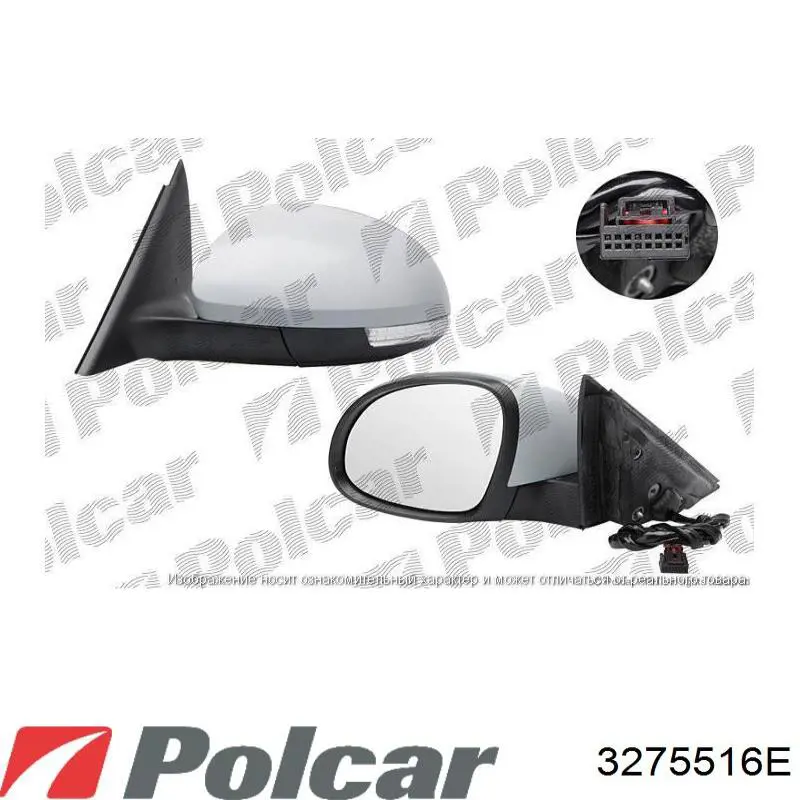 3275516E Polcar Левое боковое зеркало