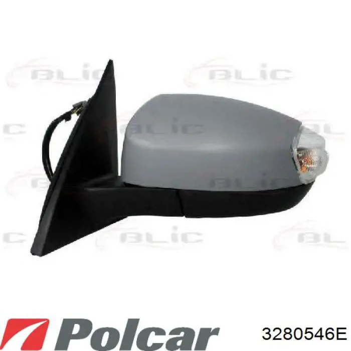 Зеркальный элемент водительского зеркала Polcar 3280546E цена, от 8.47 USD