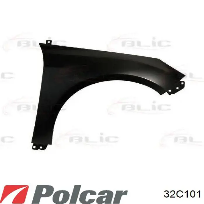 Крыло переднее левое Polcar 32C101 цена, от 33.82 USD