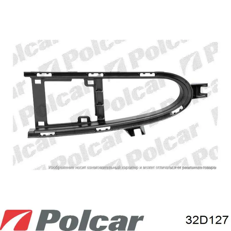 Решетка бампера переднего 32D127 Polcar