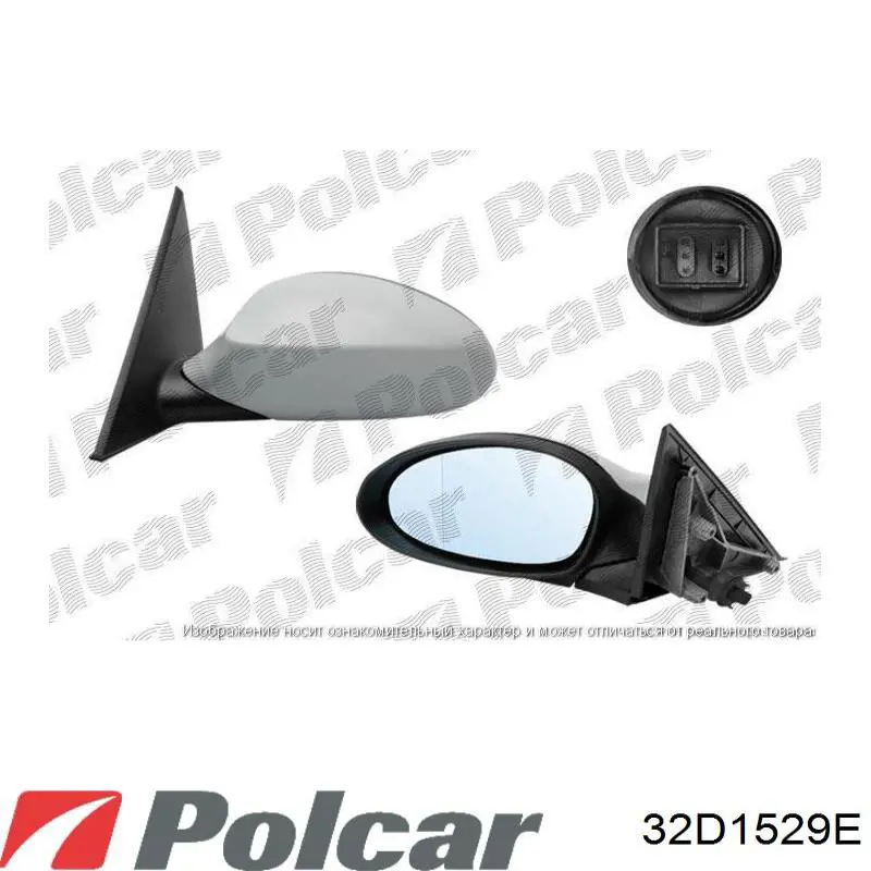32D1529E Polcar зеркало заднего вида правое