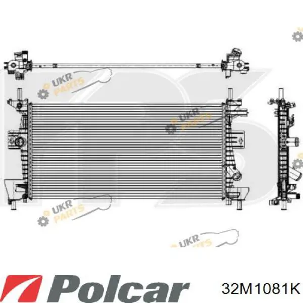 32M1081K Polcar радиатор