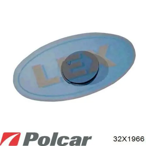 32X1966 Polcar Направляющая заднего бампера правая
