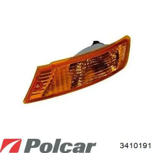 3410191 Polcar Габарит-указатель поворота в бампере, левый