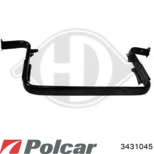 343104-5 Polcar суппорт радиатора левый (монтажная панель крепления фар)