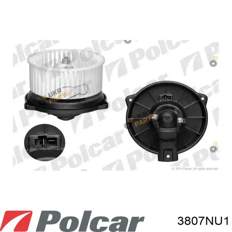 3807NU1 Polcar вентилятор печки