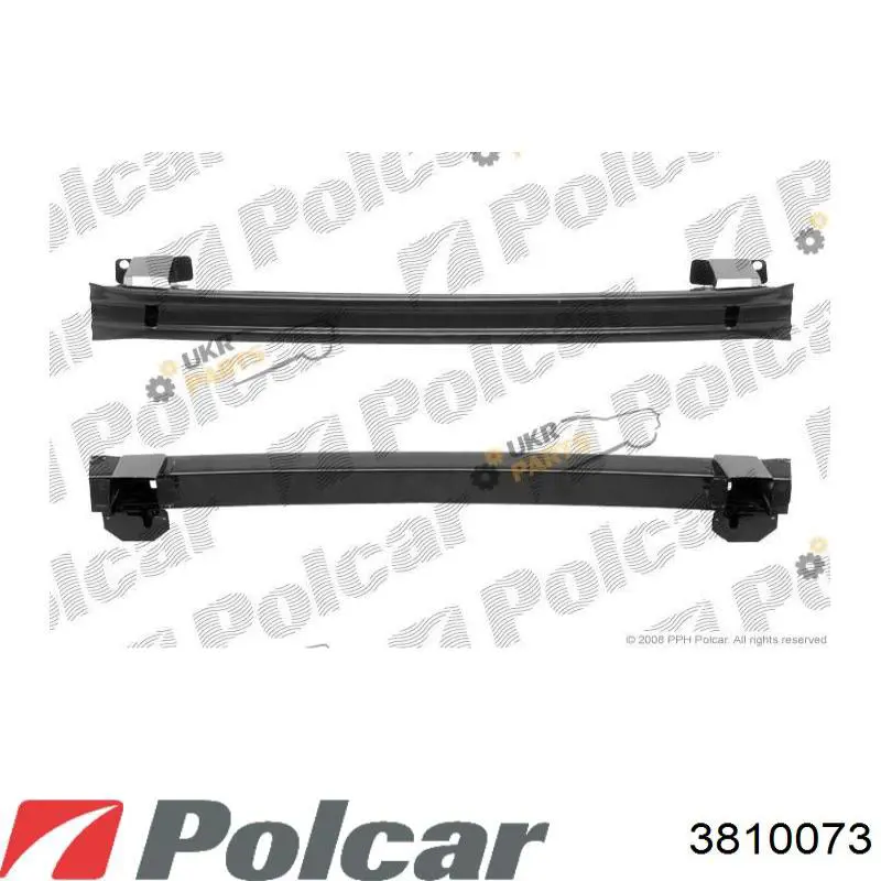3810073 Polcar усилитель бампера переднего