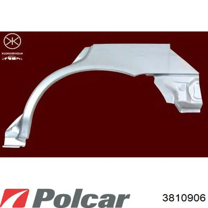 Купить 3810906 Polcar Накладка под задний фонарь правый