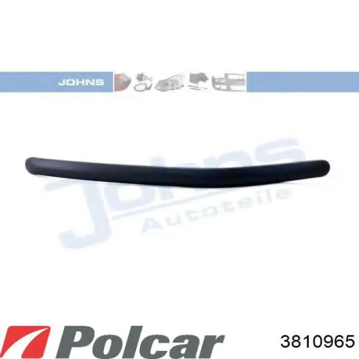 Накладка бампера заднего левая 3810965 Polcar