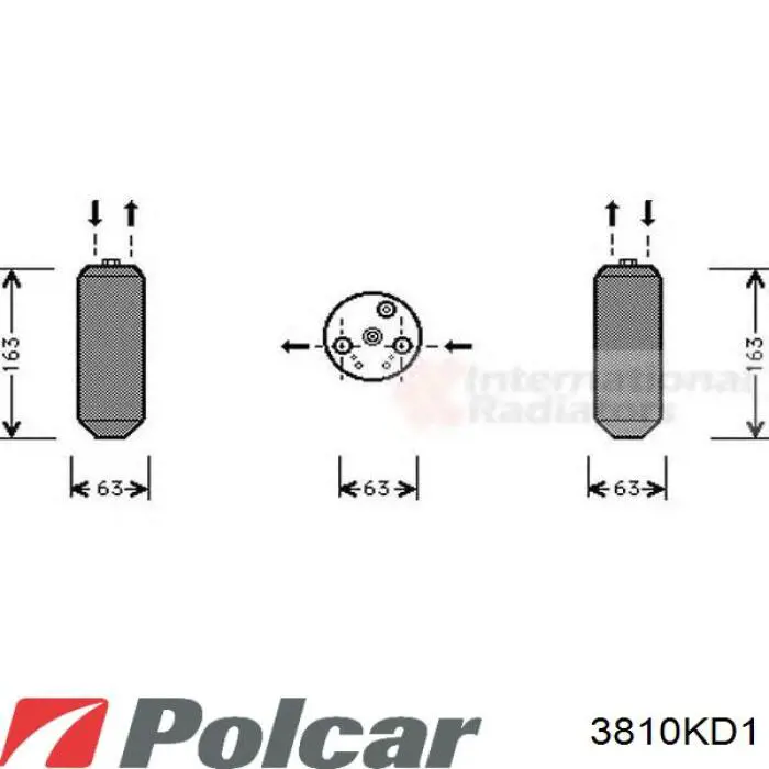 Купить AD252000S Mahle Original Осушитель кондиционера